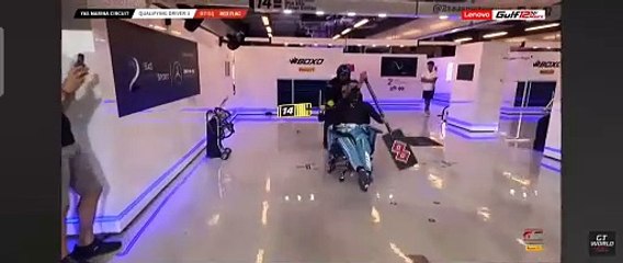 12H Abu Dhabi 2023 Qualifying Gounon Schiller Amazing Moment