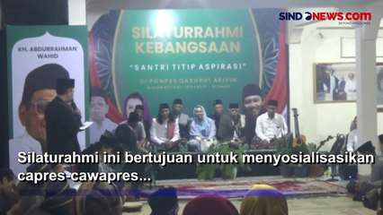 Silaturahmi Kebangsaan di Ponpes Qashrul Arifin Sleman, Yenny Wahid Disambut Lantunan Selawat