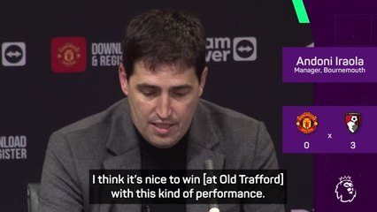 United win is my 'best result in England' - Bournemouth boss Iraola