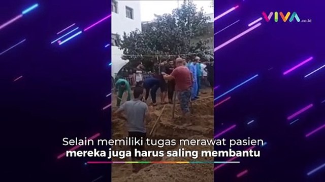 Korban Tewas Membludak, Petugas Rumah Sakit di Palestina Iku