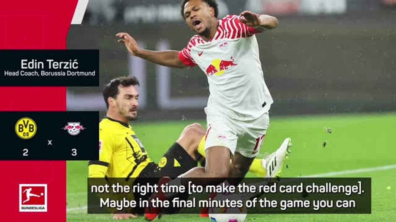 Hummels honest enough to admit red card mistake...