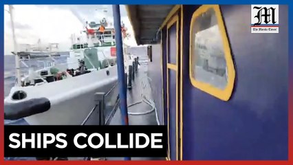 PH, Chinese vessels collide