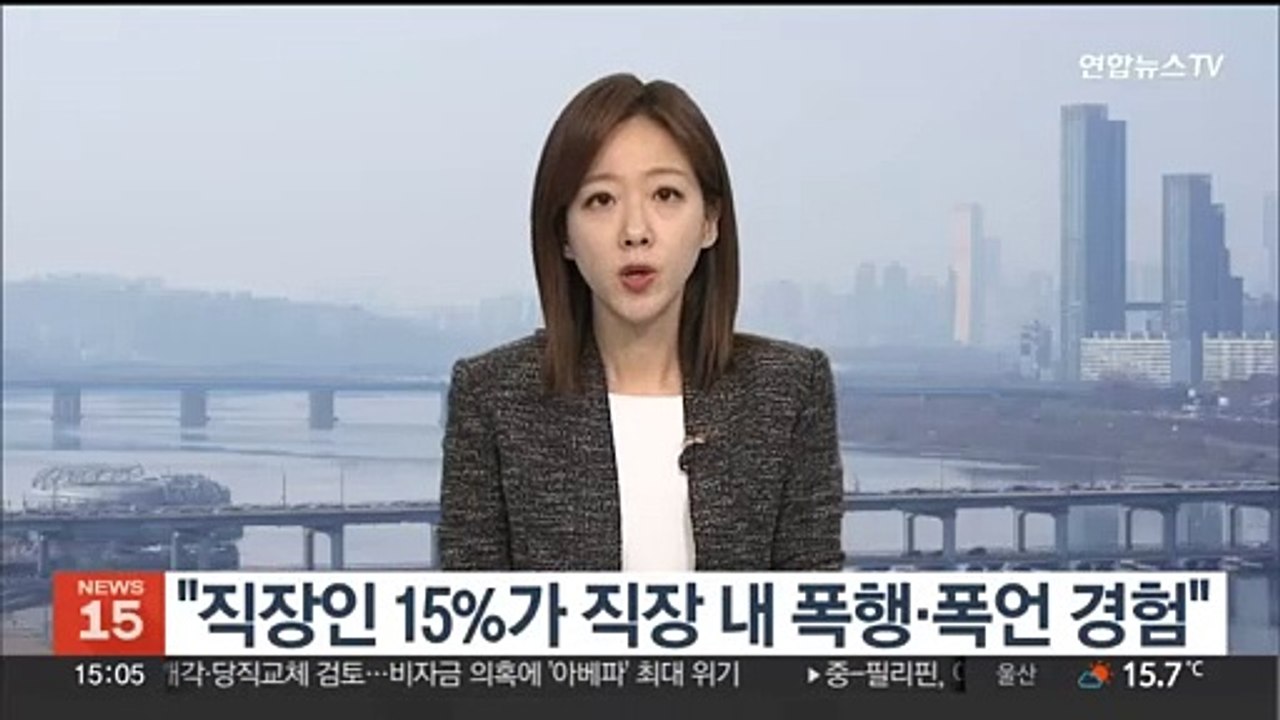 "직장인 15%가 직장 내 폭행·폭언 경험"