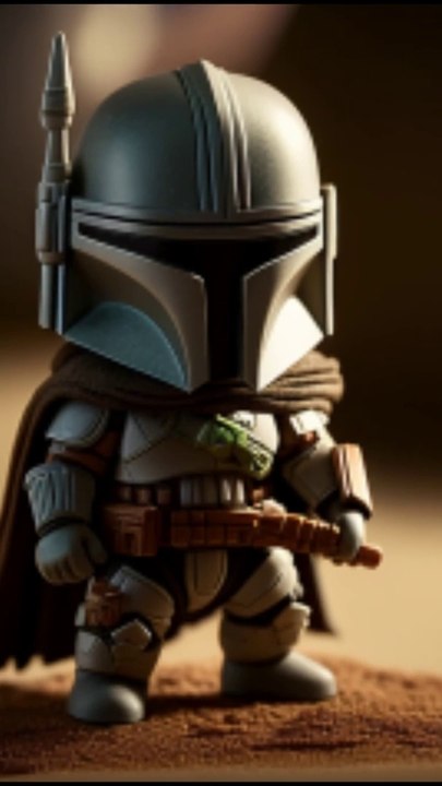 Cute chibi Mandalorian