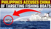 Philippines accuses Chinese Coast Guard of shooting water cannon at its boats | Oneindia News