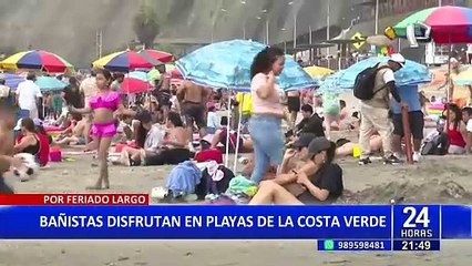 Costa Verde: limeños disfrutan de las playas aprovechando el feriado largo