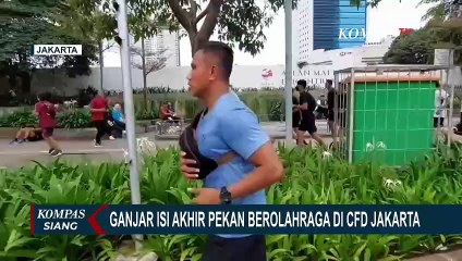 Ganjar Pranowo Habiskan Waktu Akhir Pekan Berolahraga di Car Free Day Jakarta!