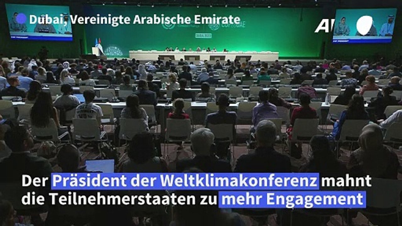 Präsident der Weltklimakonferenz mahnt Teilnehmer zu "härterem Arbeiten"