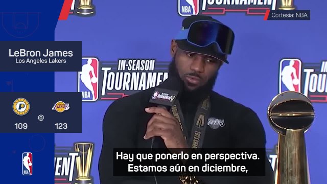 LeBron James tras ganar la Copa NBA: Aún quedan muchos pasos para ser el equipo que queremos
