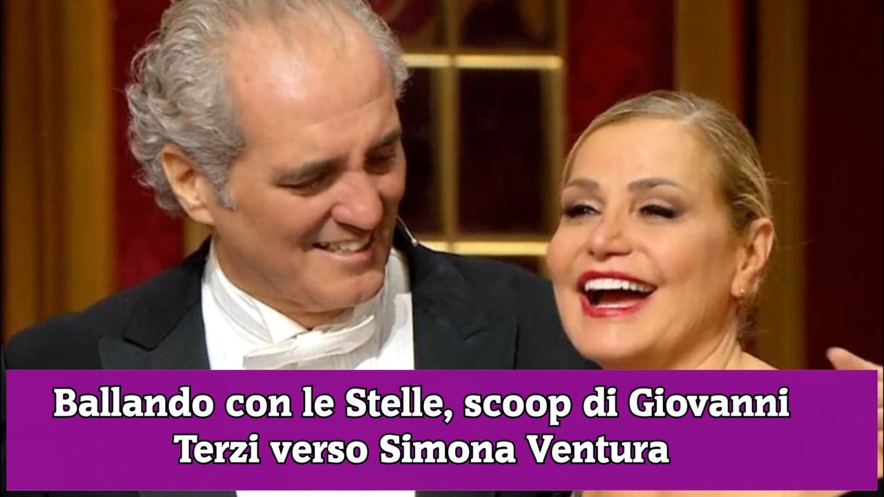 Ballando con le Stelle, scoop di Giovanni Terzi verso Simona Ventura
