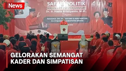 Safari Politik Sekjen PDIP untuk Pemenangan Ganjar-Mahfud Banten, Gelorakan Semangat Kader dan Simpatisan