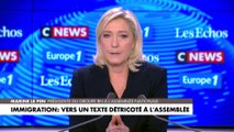Marine Le Pen : «Nous allons en discuter demain. Il y a des arguments pour et des arguments contre»
