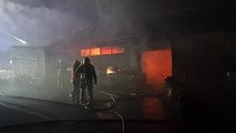 Incendie dans un hangar Emmaüs à Marchienne-au-Pont