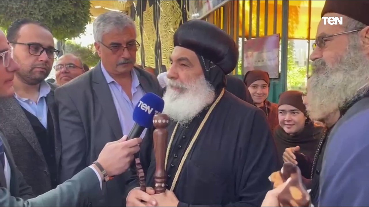 الأنبا بنيامين مطران المنوفية: سأنتخب الرئيس السيسي لأنه «هدية الله» لمصر