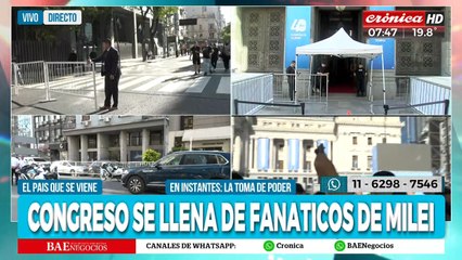 Minuto a minuto: ¿Cómo se prepara el congreso para el traspaso de poder?