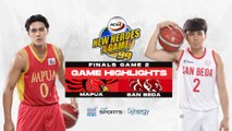 Men's Basketball Finals Game 2 | San Beda vs. Mapua (Highlights) | NCAA Season 99