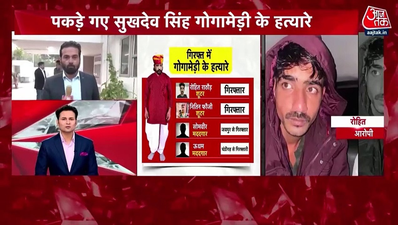 Gogamedi two shooters arrested from Chandigarh