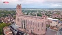 Henry à la cathédrale Sainte-Cécile d’Albi