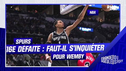 16 défaites de suite pour les Spurs de Wemby, faut-il s'inquiéter ?
