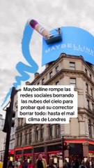 "¿Cómo lo han hecho?" El vídeo hipnótico del nuevo corrector de Maybelline que borra hasta las nubes