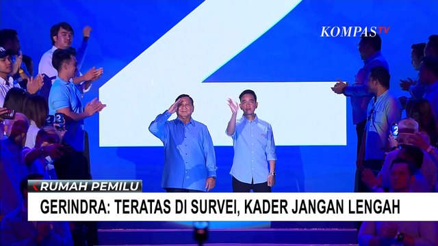 Elektabilitas Prabowo-Gibran Teratas di Survei Litbang Kompas Terbaru, Gerindra: Tak Boleh Lengah!