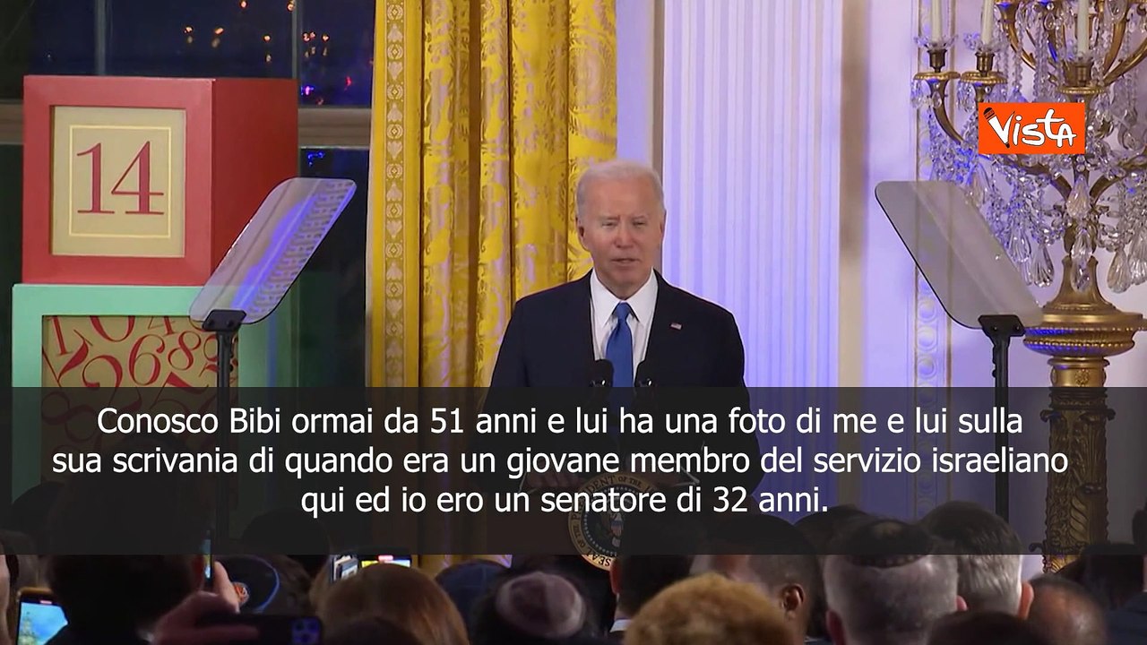 Biden: Netanyahu ha una nostra foto. Ci scrissi "Non sono d?accordo con ci? che dici"
