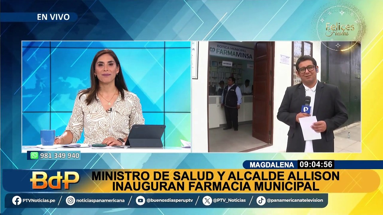 Magdalena: inauguran farmacia municipal con precios al alcance del bolsillo