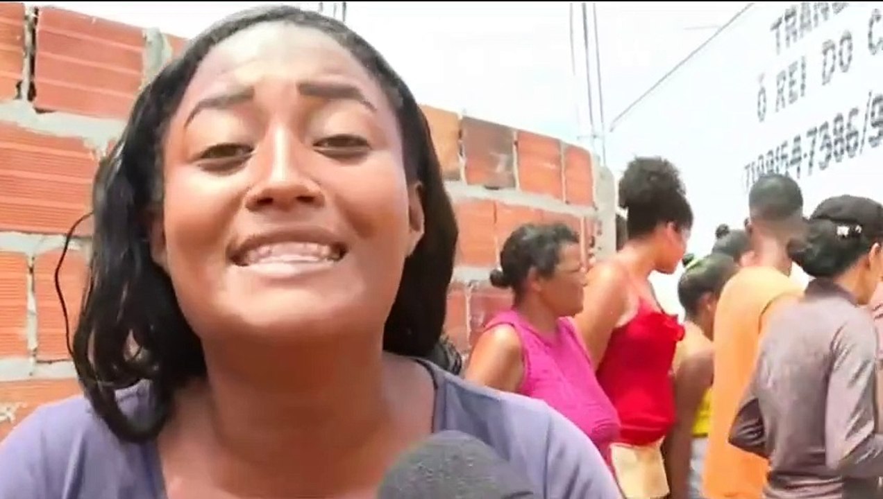 Reintegração de posse em Lauro de Freitas: Moradora de assentamento desabafa em entrevista à TV Bahia