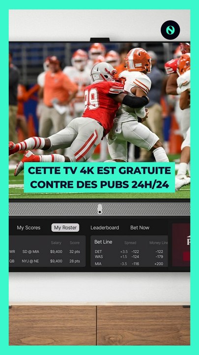  Cette TV 4K est gratuite, à condition de regarder de la pub en continu 