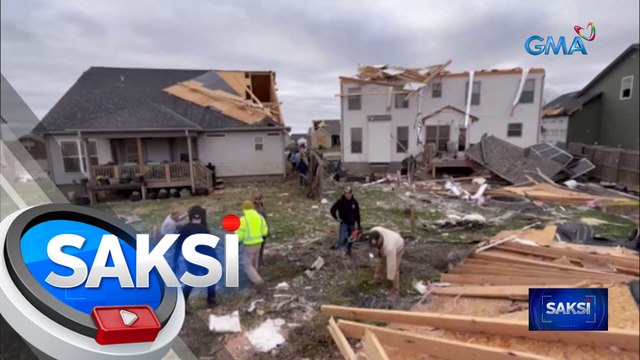Sunod-sunod na buhawi, nagdulot ng kabi-kabilang pinsala sa Tennessee, USA; 6 patay | Saksi