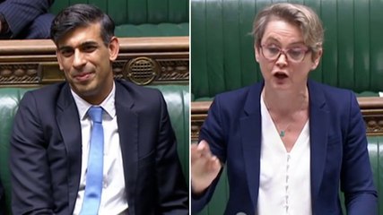 Yvette Cooper likens Rishi Sunak to a Christmas turkey during debate