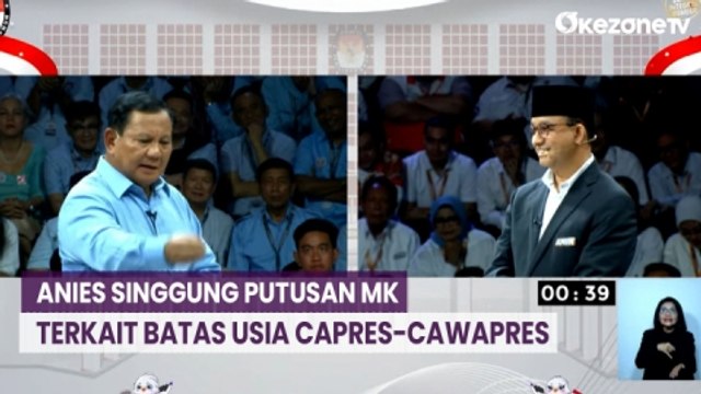 Anies Singgung Putusan MK, Prabowo: Kalau Masyarakat Tidak Suka Tidak Usah Pilih Kami