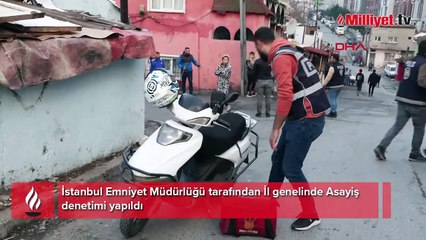 Gaziosmanpaşa'da 'Huzur İstanbul' denetimi yapıldı