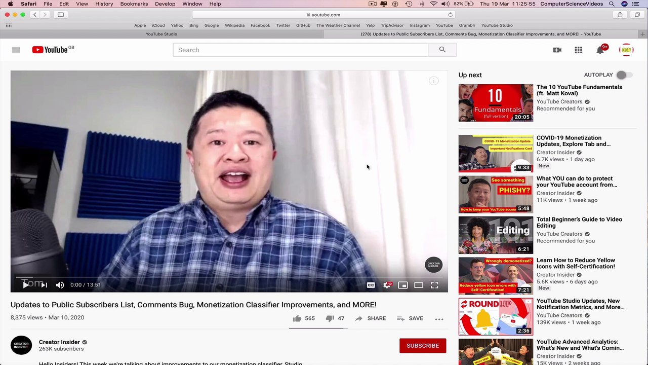 How to USE YouTube - Turn Off Auto-Play on YouTube Studio | Tutorial 23