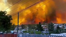 Breaking… A big fire in Chile