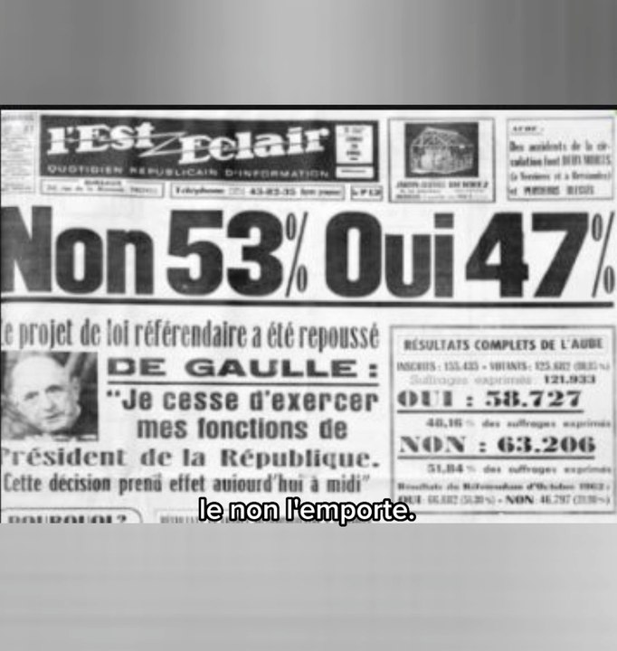 Jour 18 : la démission de De Gaulle