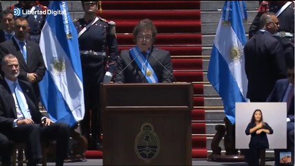 Milei lo deja claro en su discurso: "No hay alternativa, no hay plata"