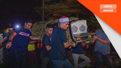 Jenazah pasangan warga emas mangsa bunuh dikebumi dalam satu liang lahad