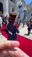 Primeras imágenes de  Javier Milei como presidente de la Nación