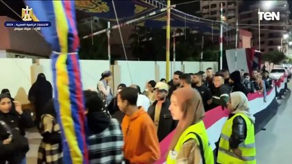 استمرار توافد الأهالي على لجان الانتخابات الرئاسية في بورسعيد