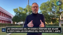 Las comunidades del PP exigen a Montero que aclare el coste para los españoles del pacto con ERC y Junts