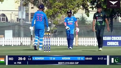 India vs Pakistan Highlights Dec 10, 2023 U19 Asia Cup 2023