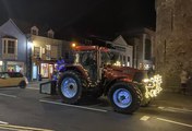 Watch hundreds of illuminated vehicles join the Pembrokeshire Christmas Convoy fundraiser around Tenby and Saundersfoot