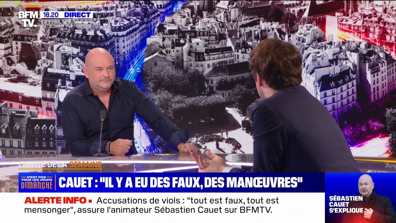 Accusations de viol: "Je fais confiance à la police, et je fais confiance à la justice", affirme Sébastien Cauet