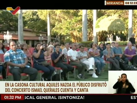 Miranda | Realizan concierto Ismael Querales cuenta y canta en La Casona Cultural Aquiles Nazoa