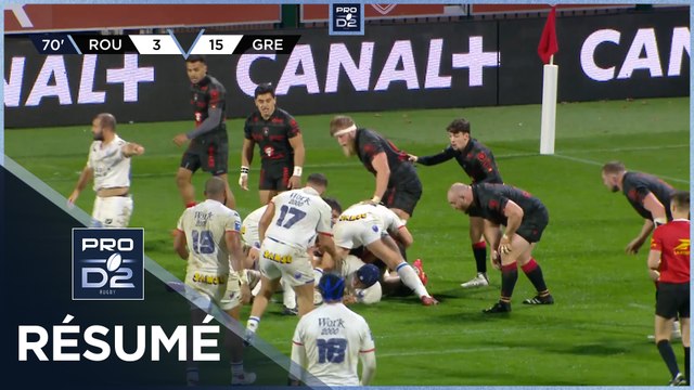 PRO D2 Saison 2023-2024 J13 - Résumé Rouen Normandie Rugby - FC Grenoble Rugby