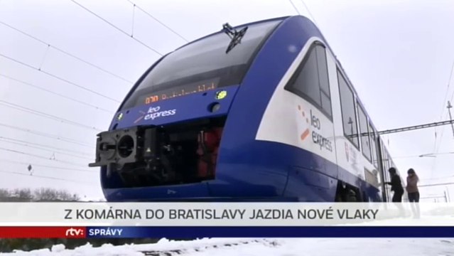 Komárno - Bratislava: Nové vlaky (kpt, LE)