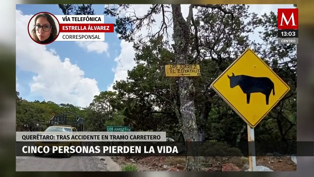 Mueren cinco personas tras caer a un barranco en Cadereyta de Montes, Querétaro