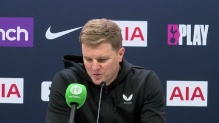 Difficult and disappointing - Howe on Newcastle's 4-1 loss to Spurs