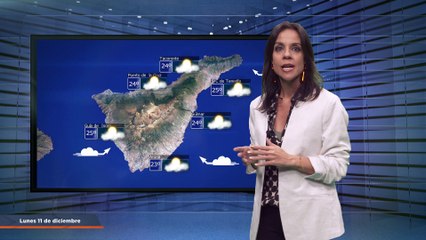 La previsión del tiempo en Canarias para el 11 de diciembre de 2023, en Atlántico Televisión.